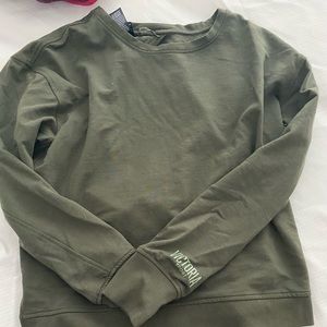 Victoria Secret Sport Olive Green Crewneck